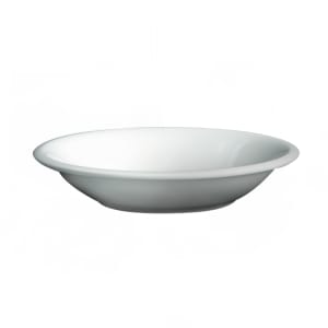 057-610122N 64 oz Round Dynasty Deep Coupe Plate - Ceramic, White