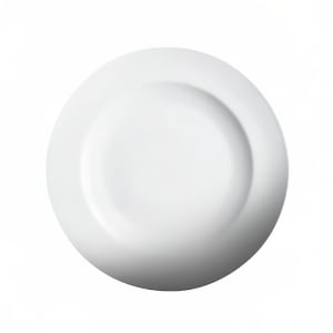 057-210161 16" Round Imperial Rim Plate - Ceramic, White