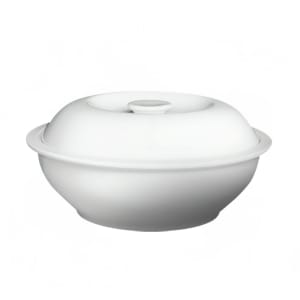 057-210274 36 oz Imperial Casserole Dish - Ceramic, White