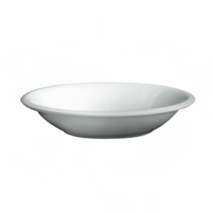 057-610102N 10 1/2" Round Dynasty Rim Plate - Ceramic, White