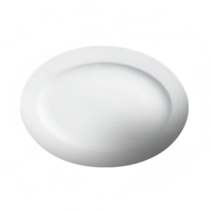 057-210113 10-1/4" x 8-1/8" Oval Imperial Platter - Ceramic, White