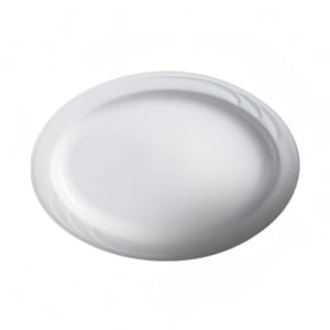 057-301123 11-3/4" x 8-1/2" Oval Bostonian Platter - Ceramic, White