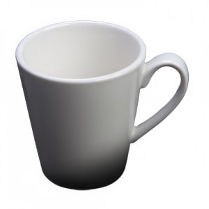 057-6107832SC 16 oz Dynasty Round Latte Mug - Ceramic, White