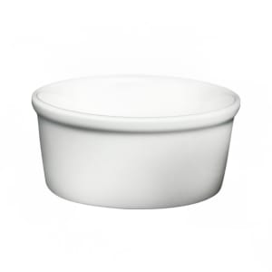057-6104003 4 oz Dynasty Ramekin/Sauce Cup - Ceramic, White