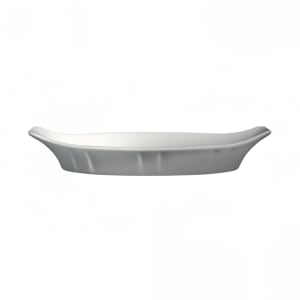 057-6108080 10 oz Dynasty Oval Baking Dish - Ceramic, White