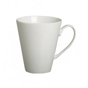 057-6107829 8 oz Dynasty Small Latte Mug - Ceramic, White