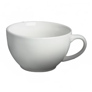 057-6104077C 12 oz Dynasty Cappuccino Cup - Ceramic, White
