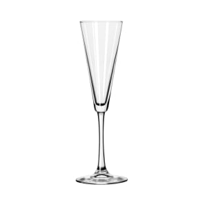 634-7552 6 1/2 oz Vina Trumpet Champagne Flute Glass - Safedge Rim