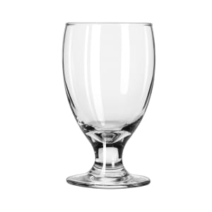 634-3712 10 1/2 oz Embassy Banquet Goblet Glass - Safedge Rim & Foot