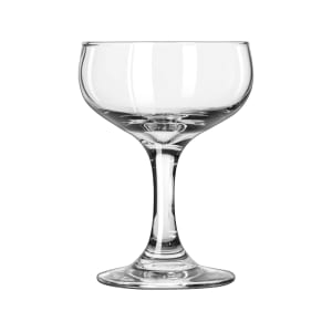 634-3773 5 1/2 oz Embassy Champagne Coupe Glass - Safedge Rim & Foot Guarantee