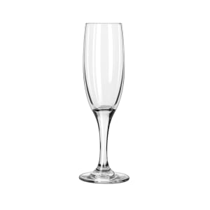 634-3794 4 1/2 oz Embassy Champagne Flute Glass - Safedge Rim & Foot Guarantee