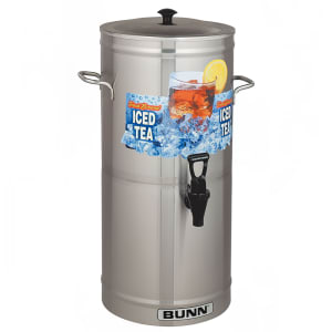 021-330000008 3 1/2 gal Round Iced Tea Coffee Dispenser w/ Handles