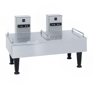 021-278750000 Soft Heat® Stand for 2 Satellite Coffee Servers, Stainless Finish, 4" Legs, 120V