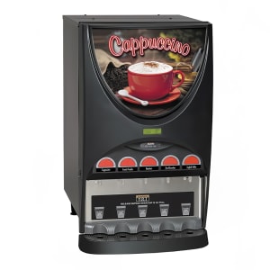 021-370000000 iMIX®-5 Infusion Hot Drink Dispenser, 5 Hoppers, Black Finish