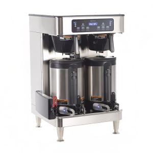 021-512000102 Twin Automatic Coffee Brewer for Soft Heat® Thermal Servers - Black/Stainless, 120-208v/1ph