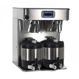 021-534000100 Twin Platinum Edition Automatic Coffee Brewer for ThermoFresh Servers - Stainless, 120-240v/1ph
