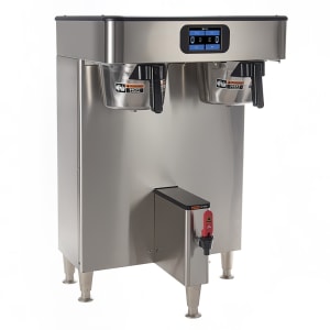 021-542000101 Twin Automatic Coffee Brewer for 1 1/2 gal ThermoFresh Servers - Stainless, 120-240...