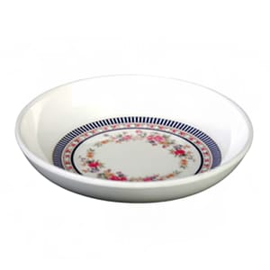 438-1004AR 4 1/2" Round Melamine Plate, Rose