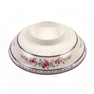438-3201CAR 5 1/4" Round Lid for 3201 AR 20 oz Melamine Noodle Bowl, Rose