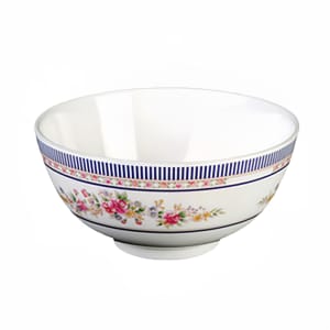 438-3004AR 12 oz Round Melamine Rice Bowl, Rose