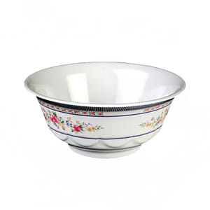 438-5285AR 53 oz Round Scalloped Melamine Bowl, Rose