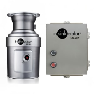 023-S100012BCC202460 Disposer Pack, 12" Bowl, Sleeve Guard, CC202 Panel, 10 HP, 460v/3ph