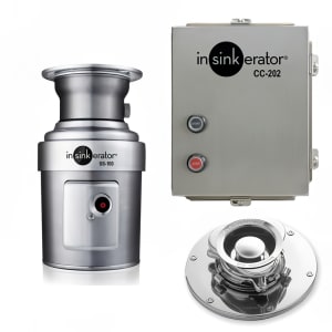 023-SS1005CC202115 Disposer Package w/ #5 Adaptor & CC202 Panel, 1 HP, 115v