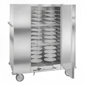 503-BB120E Heated Banquet Cart - (144) Plate Capacity, Stainless, 120v