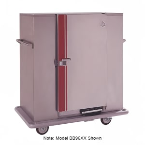 503-BB120X Heated Banquet Cart - (144) Plate Capacity, Stainless, 120v