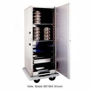 503-BB1848 Heated Banquet Cart - (48) Plate Capacity, Stainless, 120v