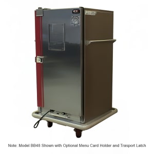 503-BB40 Heated Banquet Cart - (48) Plate Capacity, Stainless, 120v