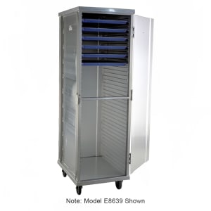 503-E8631H 3/4 Height Non-Insulated Mobile Heated Cabinet w/ (26) Pan Capacity, 120v