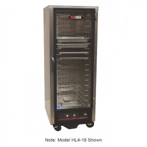 503-HL414 3/4 Height Insulated Mobile Heated Cabinet w/ (14) Pan Capacity, 120v