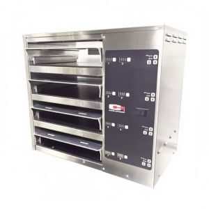 503-MC423GS2T 24.38"W Freestanding Warming Unit w/ (4) 12" Compartments, 120v