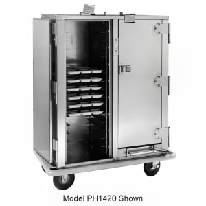 503-PH1410 3/4 Height Insulated Mobile Heated Cabinet w/ (15) Tray Capacity, 120v