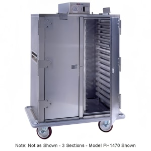 503-PH1490 Full Height Insulated Mobile Heated Cabinet w/ (45) Tray Capacity, 120v