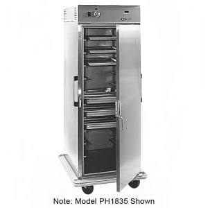 503-PH1815 3/4 Height Insulated Mobile Heated Cabinet w/ (10) Pan Capacity, 120v