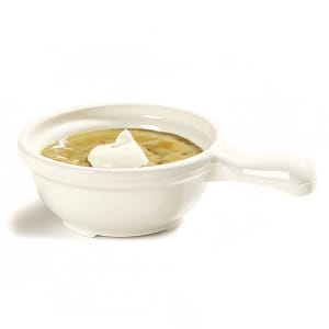 028-7420W 5 5/16" Round Handled Soup Bowl w/ 12 oz Capacity, Polycarbonate, White