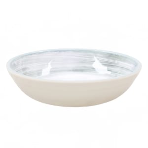 028-5401918 32 oz Round Melamine Cereal Bowl, Smoke Gray