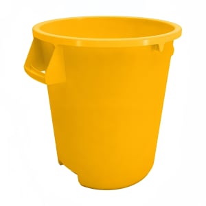 028-84101004 10 gallon Commercial Trash Can - Plastic, Round, Food Rated