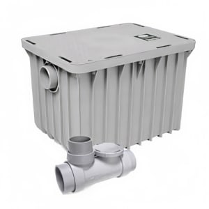 065-3915A02 Grease Trap, 15 Gal/Min, 35 lb Capacity, 2 in Connection