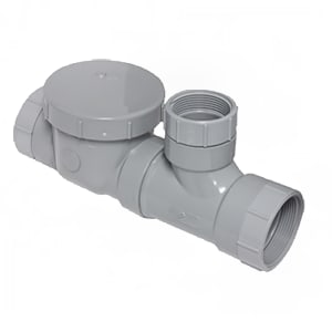065-3922115AT Threaded Format Flow Control w/ Fittings, Cleanout & Air Intake, 15 GPM