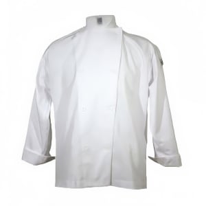 094-J002M Poly Cotton Traditional Chef Jacket, Medium