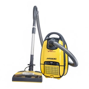 178-MR500 1 gal Canister Vacuum w/ Attachments - 1400 Watts, Yellow