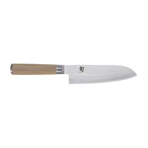 194-DM0702W 7" Santoku Knife w/ Blonde Pakkawood Handle, Stainless Steel