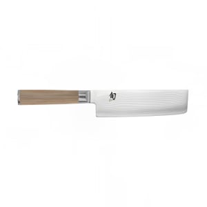 194-DM0728W 6 1/2" Nakiri Knife w/ Blonde Pakkawood Handle, Stainless Steel
