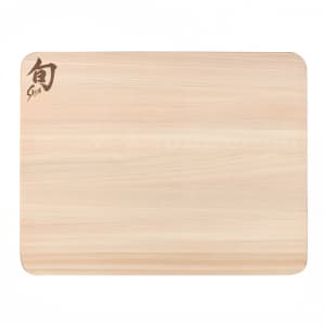 194-DM0814 Hinoki Wood Cutting Board - 10 3/4"L x 8 1/4"W