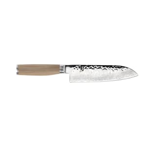 194-TDM0702W 7" Santoku Knife w/ Blonde Pakkawood Handle, Stainless Steel