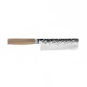 194-TDM0742W 5 1/2" Nakiri Knife w/ Blonde Pakkawood Handle, Stainless Steel