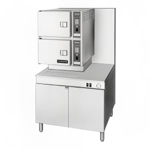 109-36CGM300NG (6) Pan Convection Steamer - Cabinet, Includes Worktop, Natural Gas